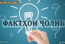 Фактҳои ҷолиб